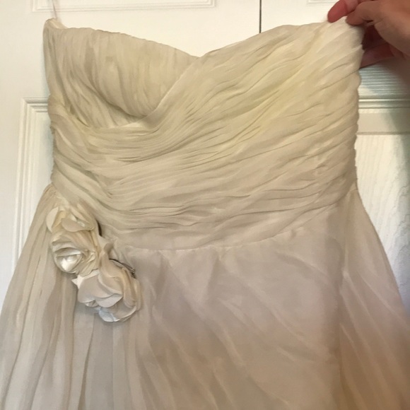 Betsey Johnson Cream Dress Size 6 - Picture 3 of 8